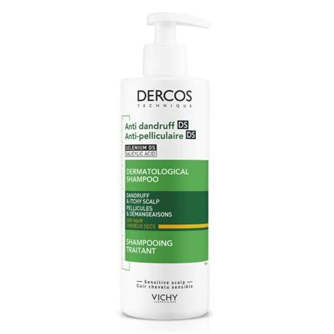 Vichy Dercos Anti Dandruff Ds Dermatological Shampoo Dry Hair Ml