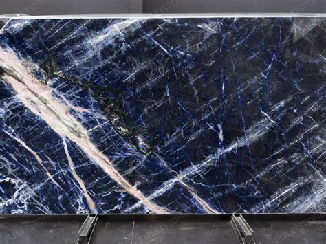 Premium Sodalite Blue Granite Slabs Polished Fulei Stone