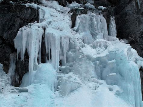 Kostenlose Foto Wasser Natur Wasserfall Schnee Kalt Winter