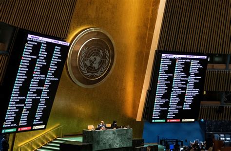 Un General Assembly Backs Palestinian Bid For Membership The Jerusalem Post