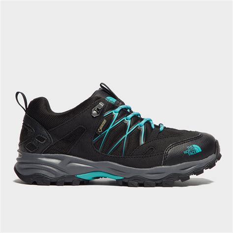 The North Face Womens Terra Gore Tex Hiking Shoes Black Black Outr