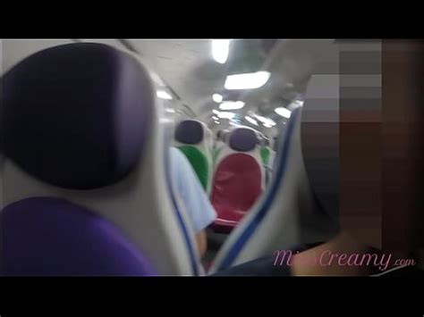 Flashing My Pussy In Front Of People In Public Train And I Masturbate Me It S Very Risky With