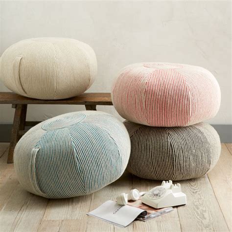 Add Comfort To Your Home With Floor Pillows And Poufs