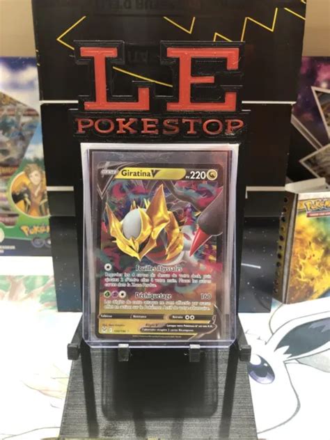 CARTE POKEMON GIRATINA 130 196 V Ultra Rare Epée et Bouclier 11 EB11 FR