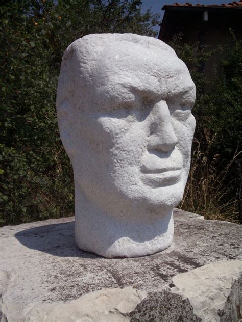 A Sculptor Carved Portrait Head Bust Statue Artparks