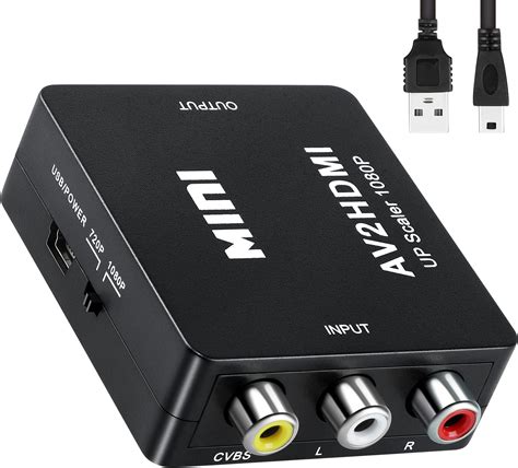 Adaptateur Rca Vers Hdmi Convertisseur Av Rca Vid O Audio