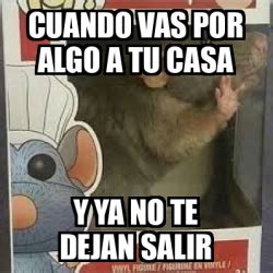 Meme Personalizado Cuando Vas Por Algo A Tu Casa Y Ya No Te Dejan