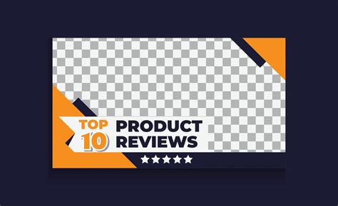 Attractive Product Review Video Thumbnail Design Template Clickable