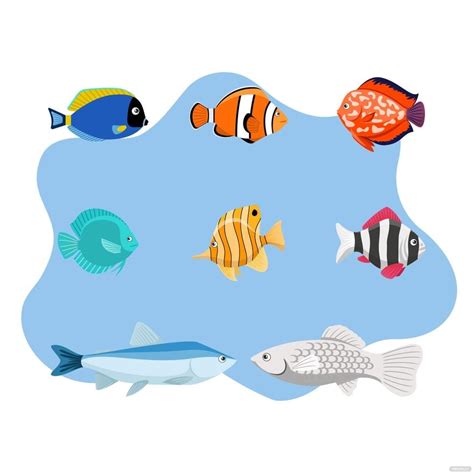 Free Ocean Fish Vector - EPS, Illustrator, JPG, PNG, SVG | Template.net