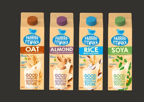 Plant Based Milk Packaging Design On Behance