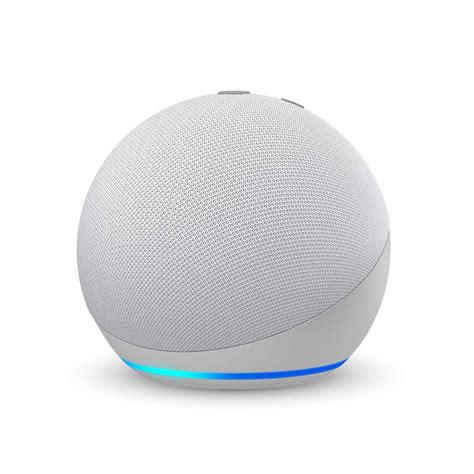 Echo Th Gen With Premium Sound Smart Home Hub And Alexa Glacier White