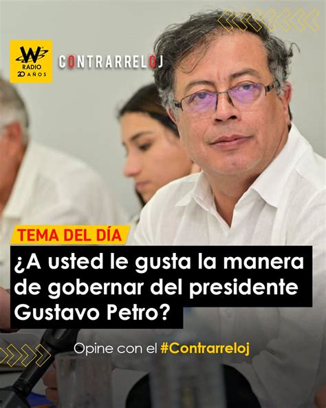 W Radio Colombia On Twitter Contrarreloj Luego De Los Cambios En