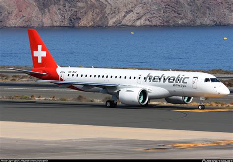 HB AZA Helvetic Airways Embraer E190 E2 ERJ 190 300 STD Photo By