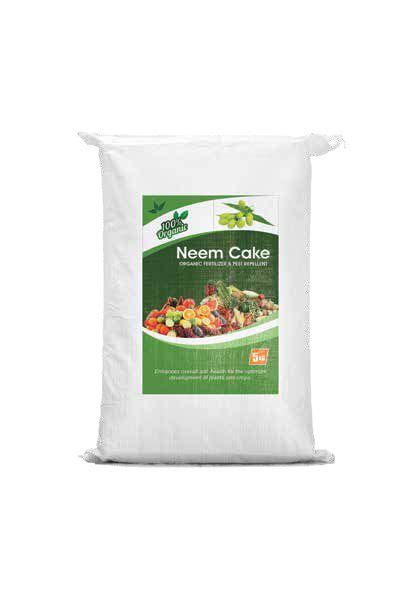 Brown Natural Neem Cake Fertilizer For Agriculture Packaging Type