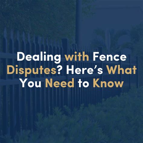 Dealing With Fence Disputes Here’s What You Need To Know Create Vic Real Estate