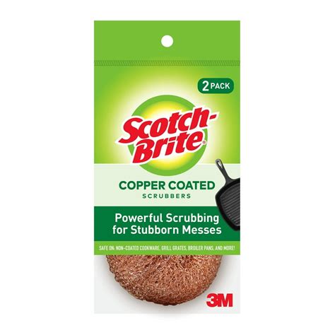 Scotch Brite Copper Coated Scouring Pad 213c 2 24 242