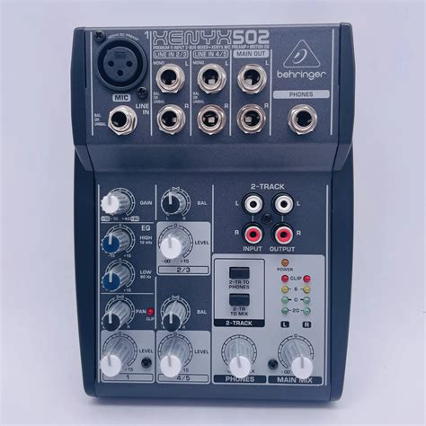 Behringer XENYX 502 Premium 5 Input 2 Bus Mixer With XENYX 60 OFF