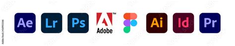 Adobe Company App Logo Photoshop Premiere Pro Figma Illustrator