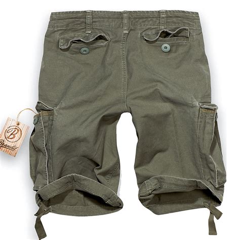 Brandit Vintage Herren Cargo Shorts Bermuda Kurze Hose Moleskin Us Army