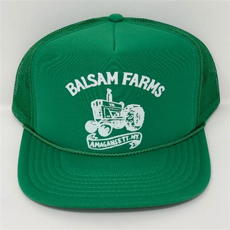 Kelly Green Trucker Hat – White AMG Logo – Balsam Farms