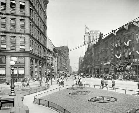 Euclid Avenue From Public Square 1911 Cleveland Кливленд