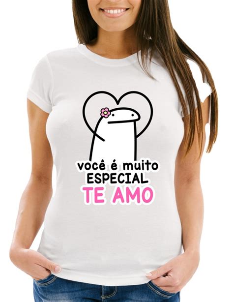 Camiseta Feminina Namorados Flork Você é muito Especial Elo7