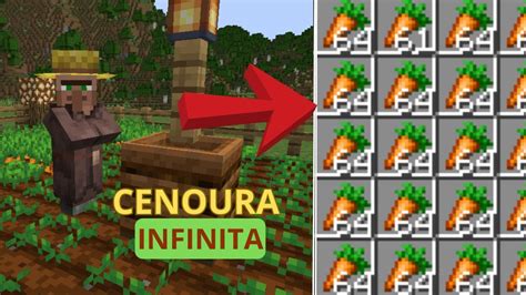 Como Fazer FARM De CENOURA 100 AUTOMATICA No MINECRAFT 1 19 3 YouTube