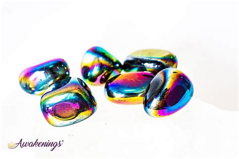 Rainbow Aura Black Obsidian Awakenings