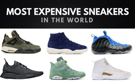 The 20 Most Expensive Sneakers Ever Made (2023) | Wealthy Gorilla