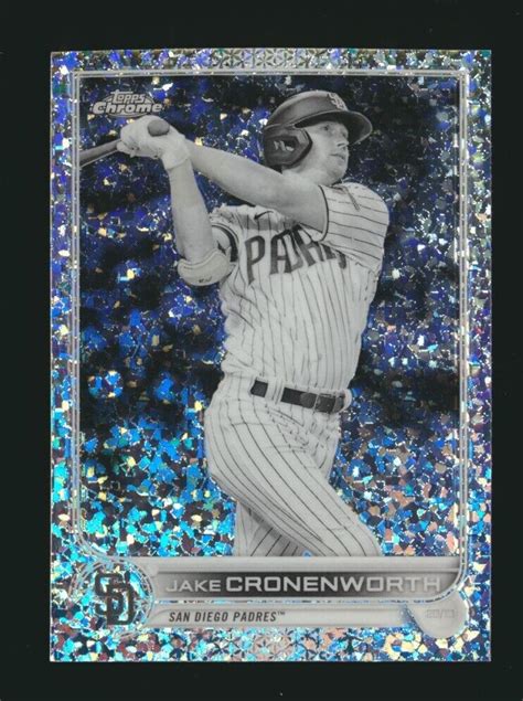 Topps Chrome Black White Mini Diamond Refractor Jake Cronenworth