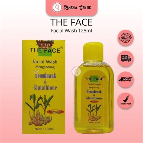 Jual The Face Temulawak Facial Wash With Glutathione Ml Shopee