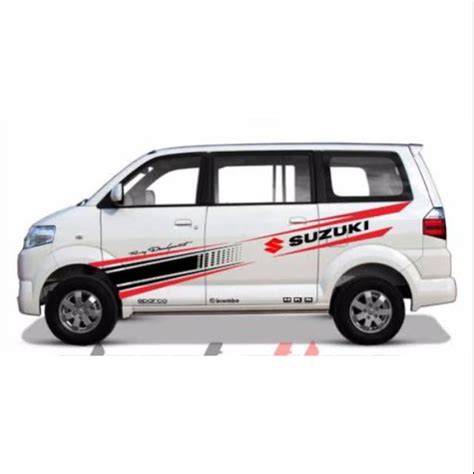 Jual Stiker Mobil Suzuki Apv Terbaru Striping Mobil Apv Keren Terlaris