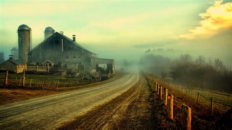 Old Farm Buildings Wallpaper - WallpaperSafari