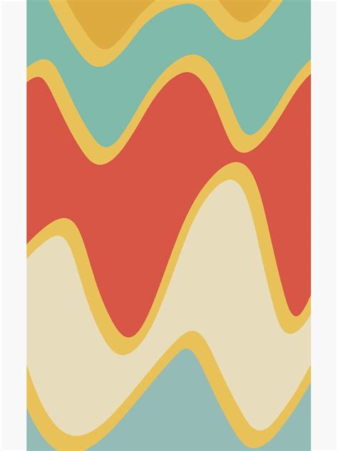 Color Waves Yellow Outline Sticker For Sale By Alexharp Redbubble