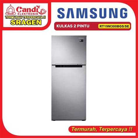 Jual SAMSUNG Lemari Es 2 Pintu 203 Liter RT19M300BGS SE Shopee