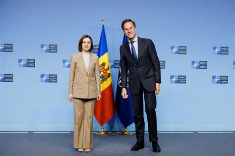 Maia Sandu Had A Meeting With Mark Rutte