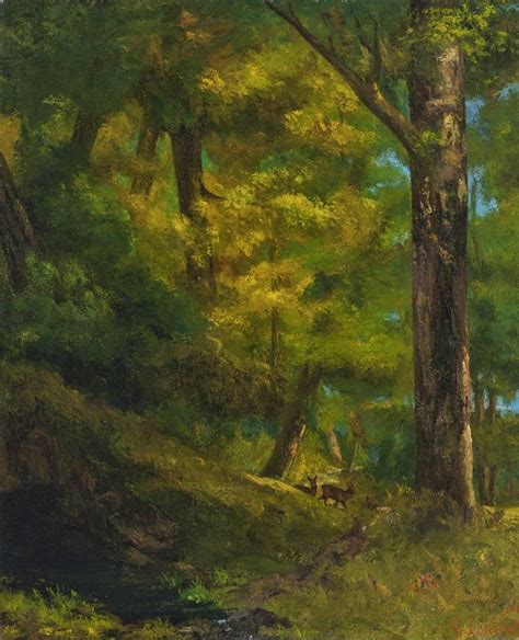 Gustave Courbet Life And Artworks Gustave Courbet Forest Painting