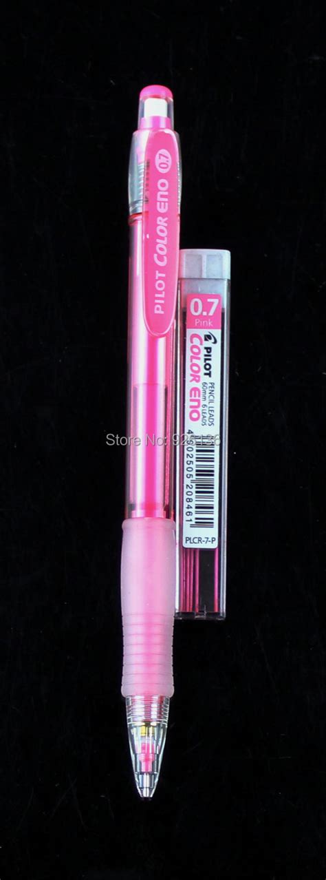 New Pilot Color Eno Mechanical Pencil 0 7 Mm Pink Body Plus One Tube Of