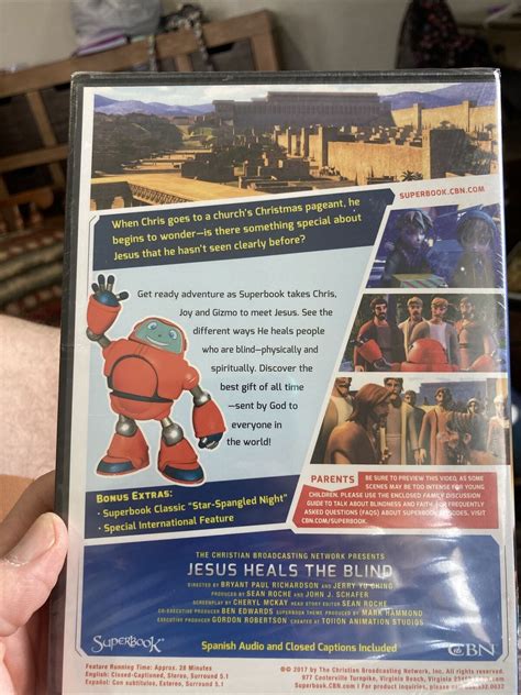 Jesus Heals The Blind Superbook Ebay