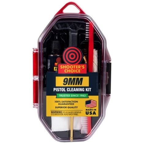 Shooters Choice 9mm Pistol Cleaning Kit Chs Guns And Ammunition