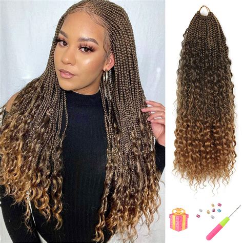 Buy Box Braids Crochet Hair Inch Goddess Box Braid Crochet Hair