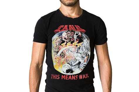 Tank Bank This Means War 1983 Album Cover T Shirt In T Shirts From Men