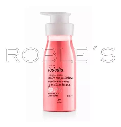 Natura Hidratante Corporal Tododia Crema De Ml Fragancia Mora Roja