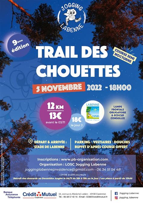 Trail Des Chouettes Labenne Que Faire Dans Les Landes