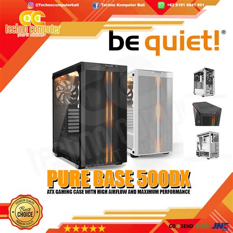 CASING BE QUIET PURE BASE 500DX Black Mid Tower ATX Case Tempered