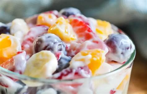 Coctel De Frutas Con Yogurt Receta Paso A Paso