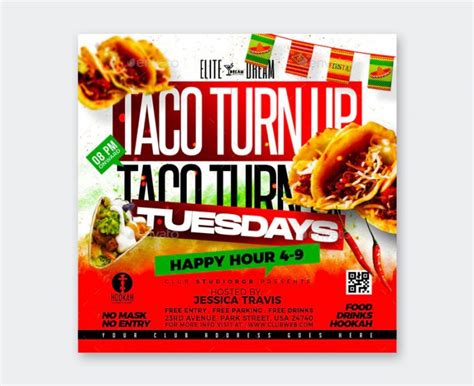 10 Best Taco Tuesday Flyer Templates Psd • Psd Design