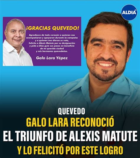 Aldia Noticias On Twitter Galo Lara Le Dedic Unas Emotivas