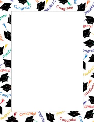 Graduation Border Design - ClipArt Best