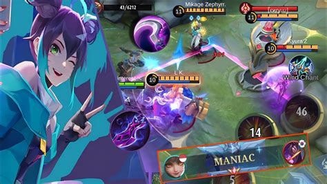 Maniac Wanwan Brutal Damage Best Build Wanwan Mobile Legends Youtube